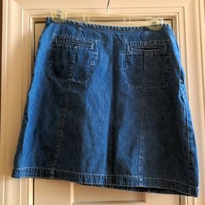 Dockers jean skirt